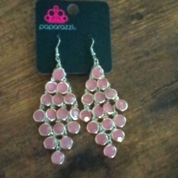 paparazzi Jewelry - Coral Chandelier Earrings